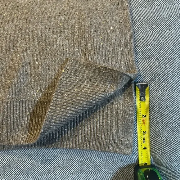 NWT Lucky Brand Gold V-Neck Sweater XL - Picture 8 of 13